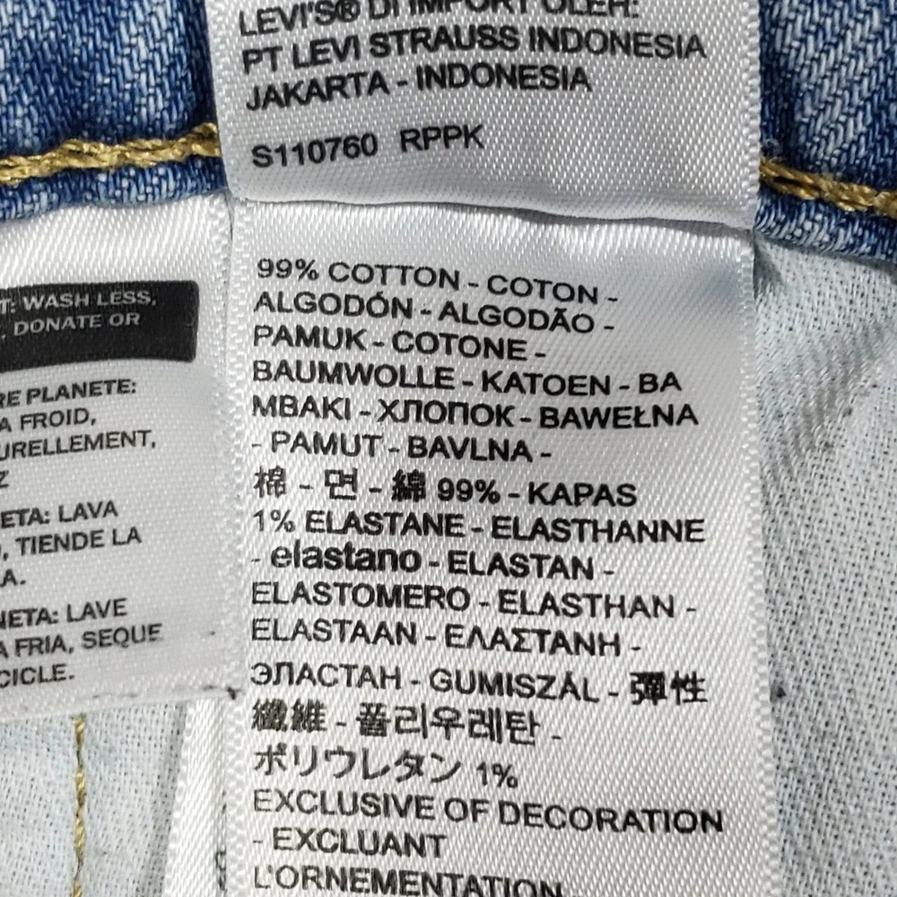 Levi's 527 Jeans Men 33x32 Light Acid Wash Slim Bootcut Denim 05527-0722